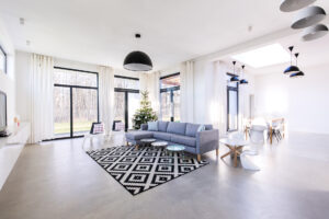Shot of a spacious modern flat
